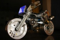 Motocicleta Electronica con Materiales Reciclables